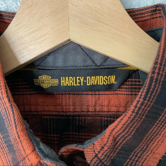🆕 Harley Davidson Flannel size xs - Picture 3 of 10